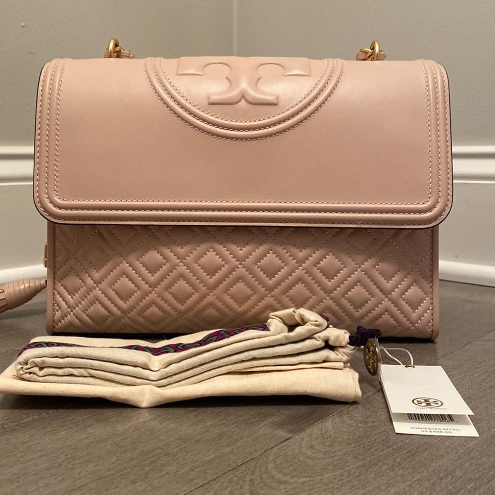 Tory Burch Fleming Convertible shoulder bag.
